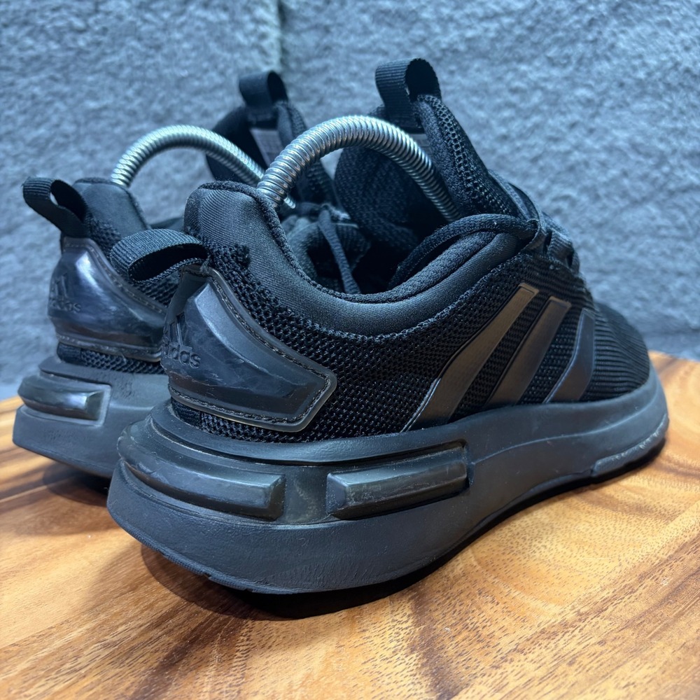 Adidas Racer TR23 Womens Running Shoes Triple Black IG7348 Size 8 - Picture 2 of 12